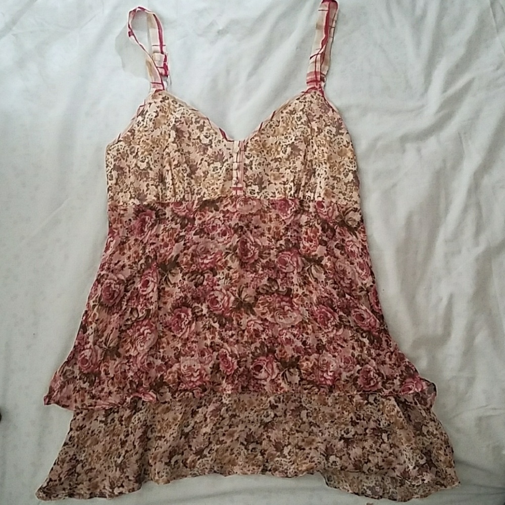 Guess flowery tank top